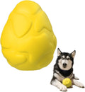 Durable Dino Egg Dog Chew Toys for Aggressive Chewers: Long Lasting, Natural Rubber, Squeaky Fun https://link.amazon/B03fUP2Bk